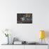 Time Machine Disguised As Locket — Stretched Canvas Wall Art — Living Room Wall Lifestyle View