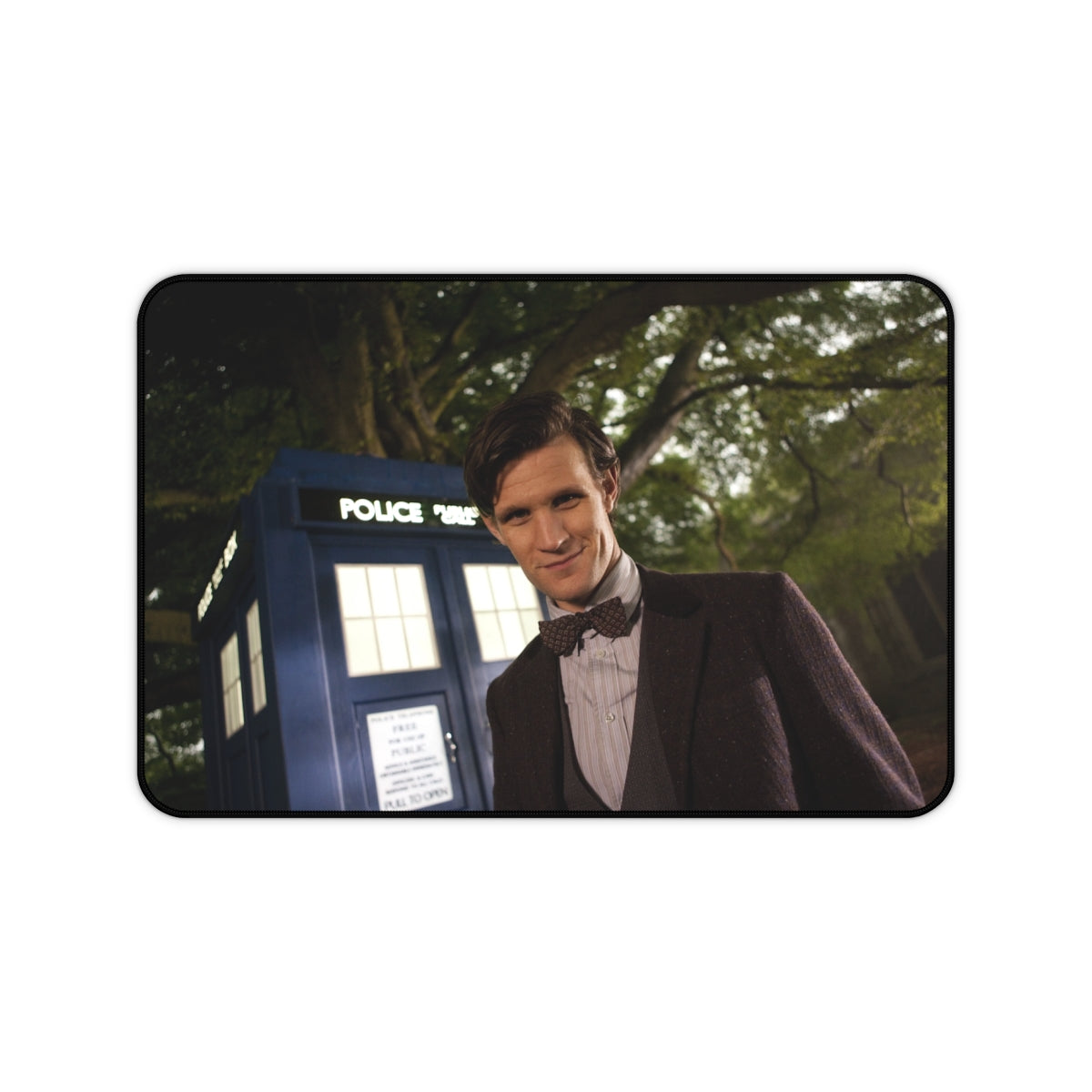 "Time Travel with Matt Smith's Desk Mat"