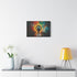 Time Traveler Opening Portal — Stretched Canvas Wall Art — Living Room Wall Lifestyle View