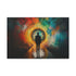 Time Traveler Opening Portal — 24×16 Canvas Wall Art — Front Gallery-Wrapped Canvas View