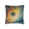 Time Vortex with Melting Numbers — 40×40 Cushion Cover — Front 40×40 cm Square Cushion View