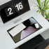Tiny Baby Panda Resting on Bamboo Branch — XXL Gaming Desk Mat — Gaming & Workspace Desk Setup View