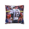 Tom Brady Championship Quarterback — 40×40 Cushion Cover — Front 40×40 cm Square Cushion View