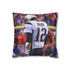 Tom Brady Championship Quarterback — 40×40 Cushion Cover — Front 40×40 cm Square Cushion View