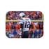 Tom Brady Championship Quarterback — Non-Slip Bath Mat — Top-Down Velvet Microfibre Artwork View