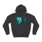 Tower Wrapped in Lightning Serpents — Heavyweight Graphic Hoodie — Front Heavyweight Fleece Hoodie View