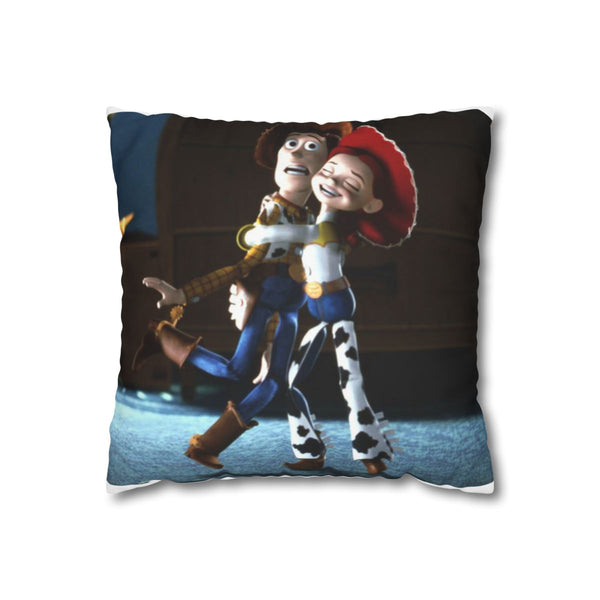 Toy Story 2 Woody Jessie — 40×40 Cushion Cover — Front 40×40 cm Square Cushion View