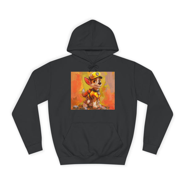 Tracker Paw Patrol Dog — Heavyweight Graphic Hoodie — Front Heavyweight Fleece Hoodie View