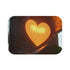 Traffic Light with Heart Shaped Lights Luxury Memory Foam Bath Mat - Top View
