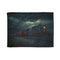 Train — 50×60 Plush Throw Blanket — Full Spread Plush Fleece Artwork View
