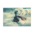 Train Riding Rails Through the Clouds (Edition V) — 24×16 Canvas Wall Art — Front Gallery-Wrapped Canvas View