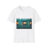 Mystical Train with Portals to Parallel Worlds — Graphic Cotton T-Shirt — Front Graphic Print View