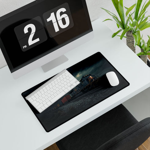 Train — XXL Gaming Desk Mat — Gaming & Workspace Desk Setup View