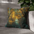 Tree Canopy Glowing Like City Lights — Double-Sided Cushion Cover — Sofa & Armchair Living Room Lifestyle View