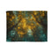 Tree Canopy Glowing Like City Lights — 50×60 Plush Throw Blanket — Full Flat Artwork View