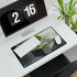 Tree Growing from Floating Cube — XXL Gaming Desk Mat — Gaming & Workspace Desk Setup View