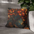 Tree with Planets Growing as Fruit — 40×40 Cushion Cover — Double-Sided Back & Concealed Zip Detail