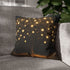 Tree with Stars Growing As Fruit — Double-Sided Cushion Cover — Sofa & Armchair Living Room Lifestyle View
