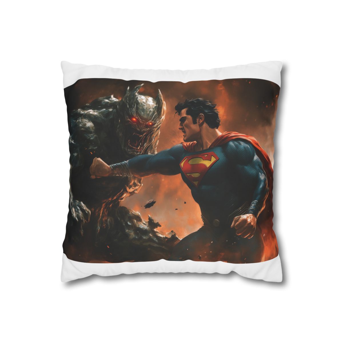 Ultimate Superman vs Doomsday Pillowcase