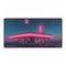 Vaporwave Diner on the Edge — XXL Gaming Desk Mat — Full Top-Down Artwork View