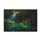 Illuminated Crystal Caverns & Underground Lake — 24×16 Canvas Wall Art — Front Gallery-Wrapped Canvas View
