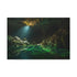 Illuminated Crystal Caverns & Underground Lake — 24×16 Canvas Wall Art — Front Gallery-Wrapped Canvas View