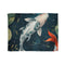 Vector Illustration of Koi Fish Simple Flat Style With — 50×60 Plush Throw Blanket — Full Spread Plush Fleece Artwork View