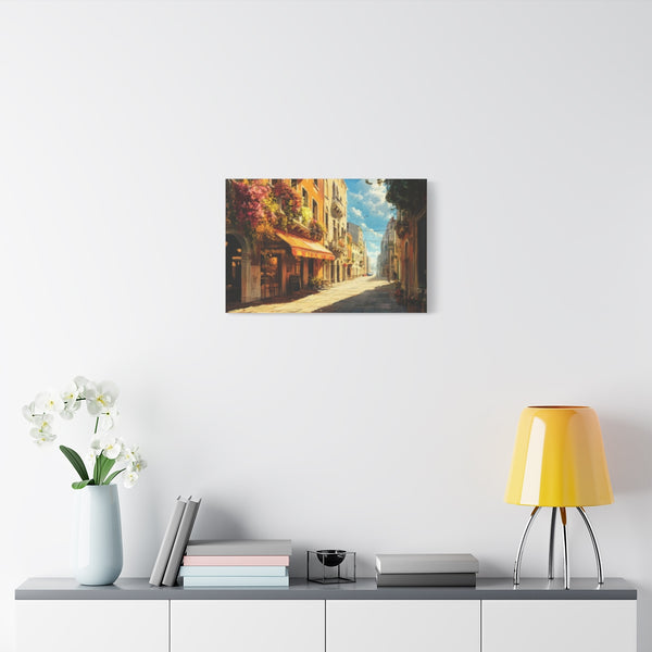 Venice Italy Main Squar Painting Sunny (Edition VIII) — 24×16 Canvas Wall Art — Living Room Wall Lifestyle View