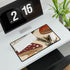 Vintage Botanical Woodland Mushrooms Pattern — XXL Gaming Desk Mat — Gaming & Workspace Desk Setup View