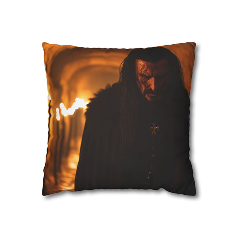 Vlad the Impaler in Gothic Medieval — Double-Sided Cushion Cover — Front Double-Sided Cushion View