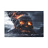 Volcano Shaped Like Skull — 24×16 Canvas Wall Art — Front Gallery-Wrapped Canvas View