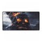 Volcano Shaped Like Skull — XXL Gaming Desk Mat — Full Top-Down Artwork View