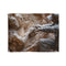 Warrior Carving Time into Rock Wall Plush Fleece Throw Blanket