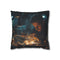 Watchmaker Assembling Time with Light — 40×40 Cushion Cover — Front 40×40 cm Square Cushion View