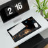 Watchmaker Assembling Time with Light — XXL Gaming Desk Mat — Gaming & Workspace Desk Setup View