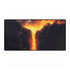 Waterfall of Fire from Mountain — XXL Gaming Desk Mat — Full Top-Down Artwork View