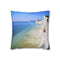 White Cliffs and Blue Skies — 40×40 Cushion Cover — Front 40×40 cm Square Cushion View