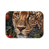Wildlife Animal Cheetah — Non-Slip Bath Mat — Top-Down Velvet Microfibre Artwork View