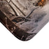 Snowy Nordic Winter Pine Forest — Non-Slip Bath Mat — Cushioned Memory Foam & Non-Slip Backing Detail