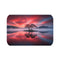 Winter — 61×43 Memory Foam Bath Mat — Top-Down Velvet Microfibre Artwork View