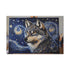 Wolf with Starry Night Sky Fur (Edition IV) — 24×16 Canvas Wall Art — Front Gallery-Wrapped Canvas View