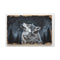 Wolf with Starry Night Sky Fur — 24×16 Canvas Wall Art — Front Gallery-Wrapped Canvas View