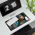 Woman with Butterfly Wings Made — XXL Gaming Desk Mat — Gaming & Workspace Desk Setup View