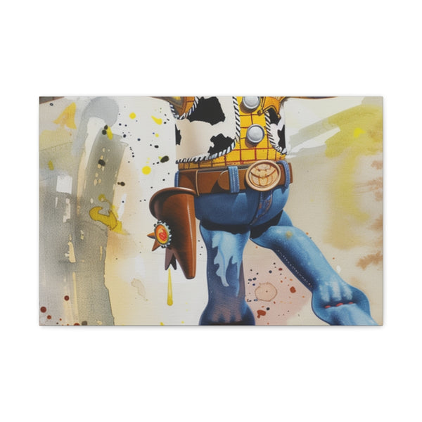 Woody Toy Story — 24×16 Canvas Wall Art — Front Gallery-Wrapped Canvas View