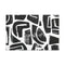 Minimalist Botanical Linocut Block Art — 24×16 Canvas Wall Art — Front Gallery-Wrapped Canvas View