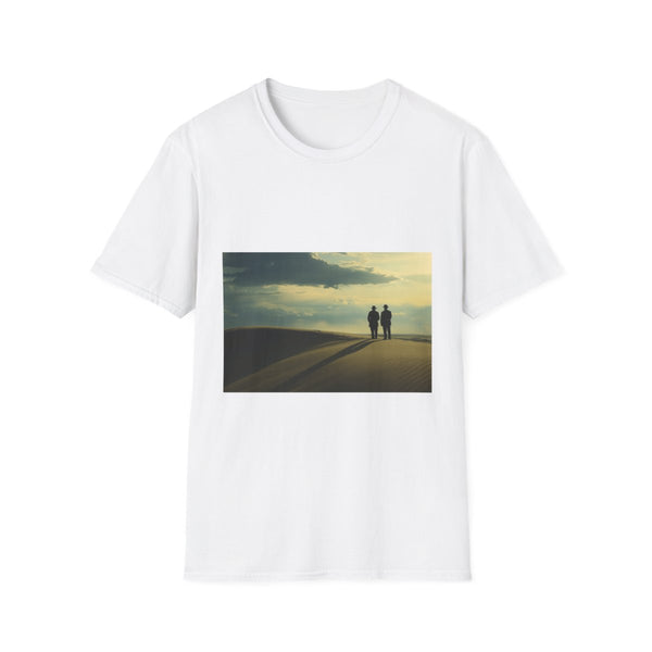 Wright Brothers First Airplane Flight at Kitty Hawk — Graphic Cotton T-Shirt — Front Graphic Print View