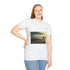 Wright Brothers First Airplane Flight at Kitty Hawk — Graphic Cotton T-Shirt — Model Streetwear Fit View