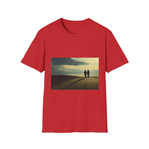 Wright Brothers First Airplane Flight at Kitty Hawk — Graphic Cotton T-Shirt — 100% Ring-Spun Cotton Fabric & Print Detail