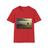 Wright Brothers First Airplane Flight at Kitty Hawk — Graphic Cotton T-Shirt — 100% Ring-Spun Cotton Fabric & Print Detail