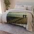 Wright Brothers with Their First — Plush Fleece Throw Blanket — Drape over Sofa & Bed Lifestyle View